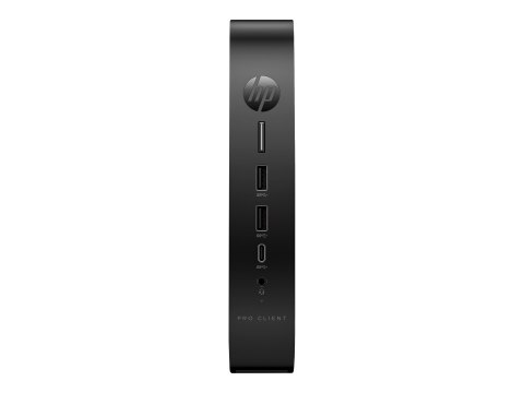 HP Pro t550 - Cienki klient - USFF 1 x Celeron J6412 / do 2.6 GHz - RAM 8 GB - SSD 256 GB - NVMe - UHD Graphics - Gigabit Ethern