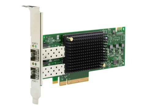 HPE SN1700E - Przejściówka magistrali hosta - PCIe 4.0 x8 - 64Gb Fibre Channel (Short Wave) x 2 - dla ProLiant DL325 Gen10, DL36
