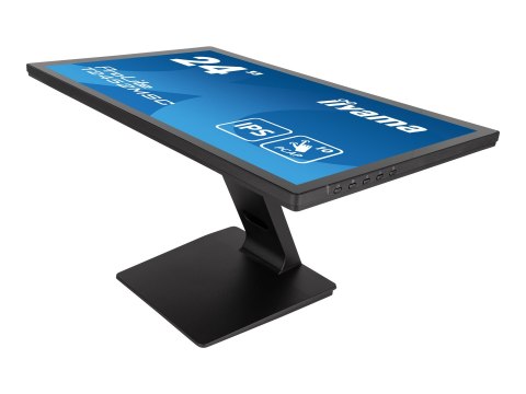 Iiyama ProLite T2452MSC-B1 - Monitor LED - 24" (23.8" widoczny) - ekran dotykowy - 1920 x 1080 Full HD (1080p) - IPS - 400 cd/m²