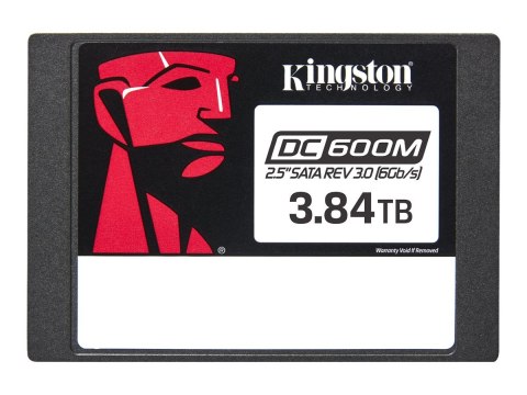 Kingston DC600M - SSD - Mixed Use - 3.84 TB - wewnętrzny - 2,5" - SATA 6Gb/s