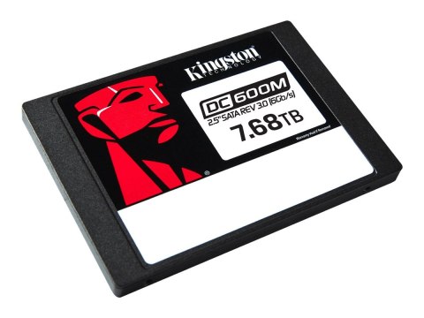 Kingston DC600M - SSD - Mixed Use - 7.68 TB - wewnętrzny - 2,5" - SATA 6Gb/s
