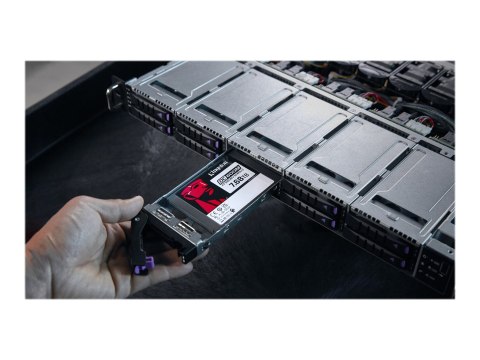 Kingston DC600M - SSD - Mixed Use - 7.68 TB - wewnętrzny - 2,5" - SATA 6Gb/s