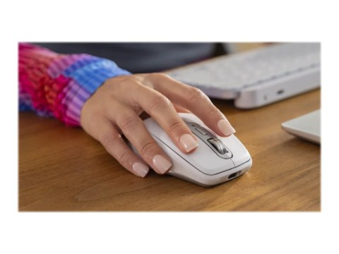 Logitech MX Anywhere 3S - Mysz - optyczna - 6 przyciski - bezprzewodowa - Bluetooth - blada szarość