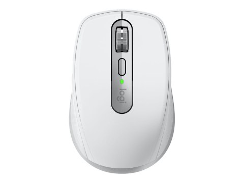 Logitech MX Anywhere 3S - Mysz - optyczna - 6 przyciski - bezprzewodowa - Bluetooth - blada szarość