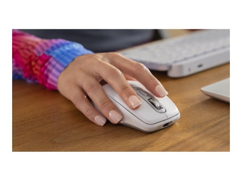 Logitech MX Anywhere 3S - Mysz - optyczna - 6 przyciski - bezprzewodowa - Bluetooth - blada szarość