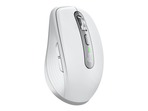 Logitech MX Anywhere 3S - Mysz - optyczna - 6 przyciski - bezprzewodowa - Bluetooth - blada szarość