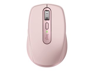 Logitech MX Anywhere 3S - Mysz - optyczna - 6 przyciski - bezprzewodowa - Bluetooth - różowy