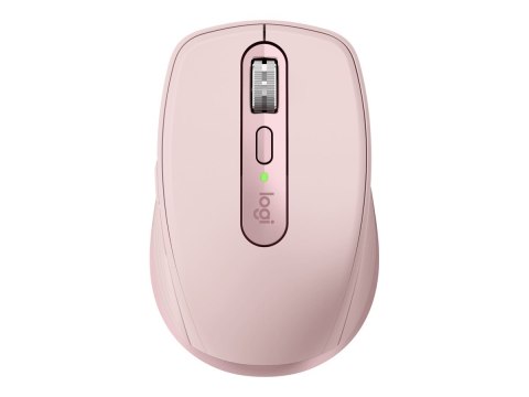 Logitech MX Anywhere 3S - Mysz - optyczna - 6 przyciski - bezprzewodowa - Bluetooth - różowy