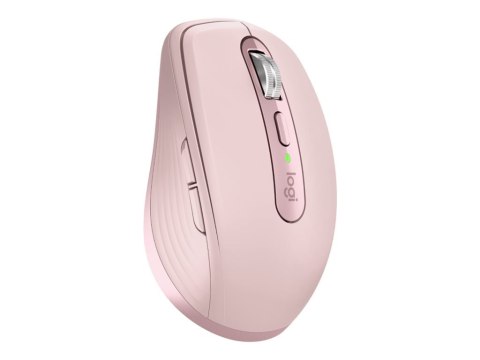 Logitech MX Anywhere 3S - Mysz - optyczna - 6 przyciski - bezprzewodowa - Bluetooth - różowy