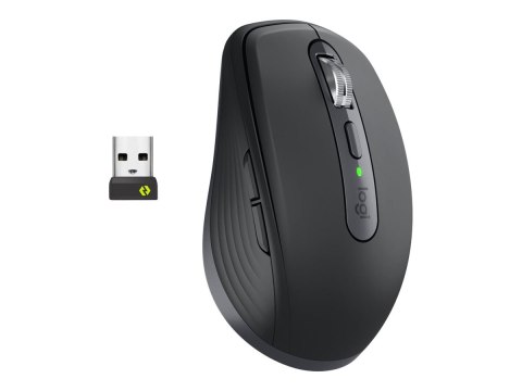 Logitech MX Anywhere 3S for Business - Mysz - praworęczna - optyczna - 6 przyciski - bezprzewodowa - Bluetooth - odbiornik Logit