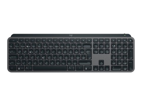 Logitech MX Keys S - Klawiatura - podświetlenie - bezprzewodowa - Bluetooth LE - QWERTY - Angielski US - przełącznik: Nożycowa S