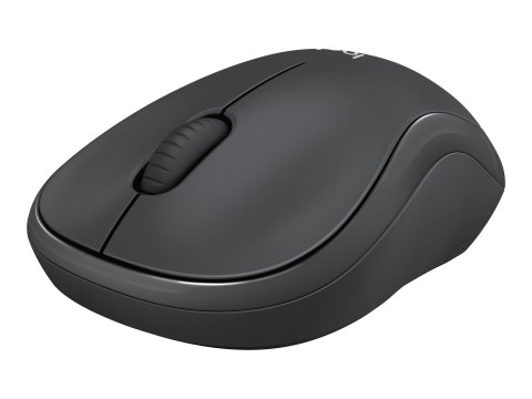 Logitech M240 Silent - Mysz - prawo i leworęczna - optyczna - 3 przyciski - bezprzewodowa - Bluetooth - grafitowy