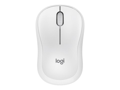 Logitech M240 Silent - Mysz - prawo i leworęczna - optyczna - 3 przyciski - bezprzewodowa - Bluetooth - nietypowa biel