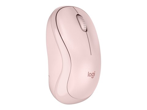Logitech M240 Silent - Mysz - prawo i leworęczna - optyczna - 3 przyciski - bezprzewodowa - Bluetooth - różowy