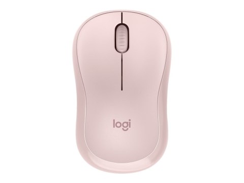 Logitech M240 Silent - Mysz - prawo i leworęczna - optyczna - 3 przyciski - bezprzewodowa - Bluetooth - różowy