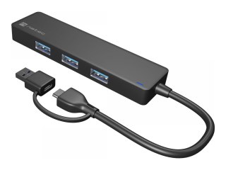Natec Mayfly - Koncentrator - 4 x SuperSpeed USB 3.0 - stacjonarny