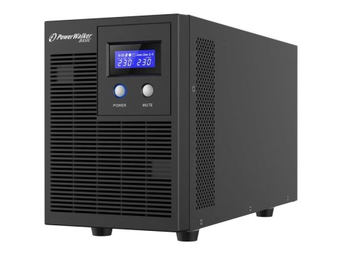 PowerWalker Basic VI 3000 STL FR - UPS - AC 162-290 V - 1800 wat - 3000 VA - 7 Ah - USB - złącza wyjściowe: 4