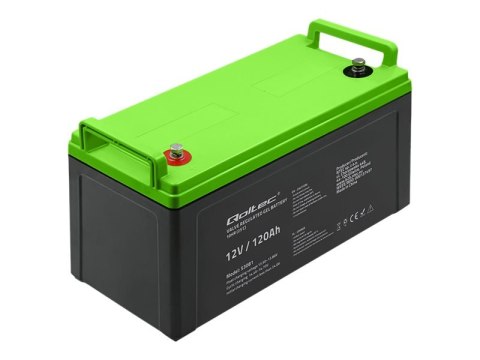 Qoltec - Bateria do UPSa - 12 V, 34,8 kg - żel - 120 Ah