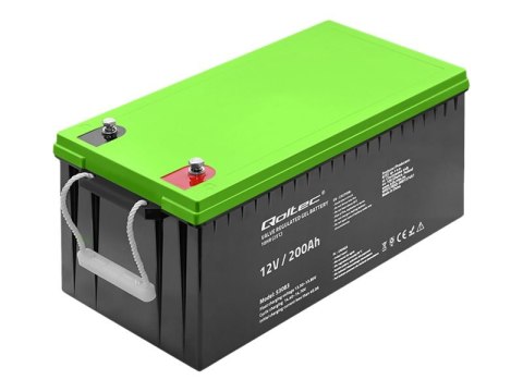 Qoltec - Bateria do UPSa - 12 V, 59,5 kg - żel - 200 Ah