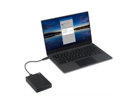 Seagate One Touch STKY1000400 - Dysk twardy - 1 TB - zewnętrzny (przenośne) - USB 3.0 - czarny - z Seagate Rescue Data Recovery