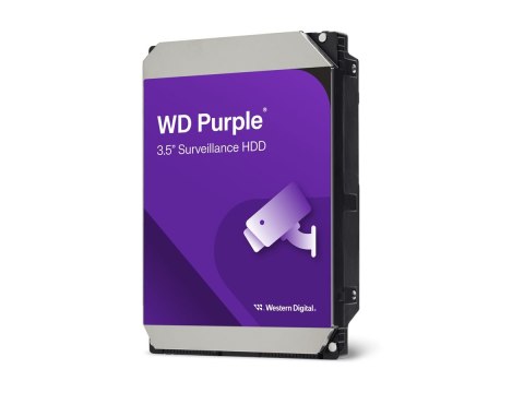 WD Purple Surveillance WD23PURZ - Dysk twardy - 2 TB - wewnętrzny - 3,5" - SATA 6Gb/s - bufor: 64 MB