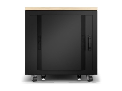 APC NetShelter - Stojak (pion) - dźwiękoszczelny - AC 100-230 V - klon - 12U - 19" - dla P/N: SMTL1500RMI3UC, SRT2200RMXLAUS, SR