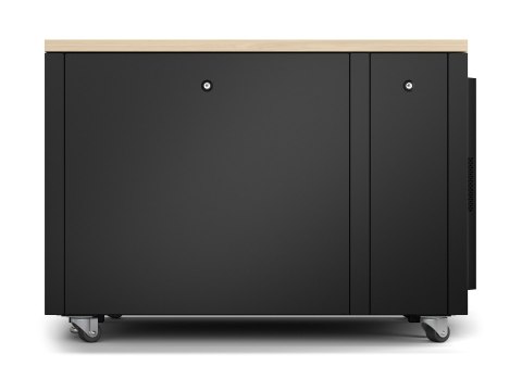 APC NetShelter - Stojak (pion) - dźwiękoszczelny - AC 100-230 V - klon - 12U - 19" - dla P/N: SMTL1500RMI3UC, SRT2200RMXLAUS, SR