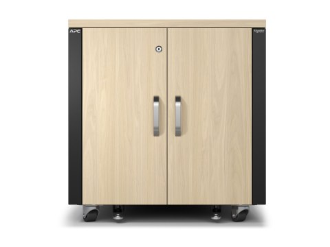 APC NetShelter - Stojak (pion) - dźwiękoszczelny - AC 100-230 V - klon - 12U - 19" - dla P/N: SMTL1500RMI3UC, SRT2200RMXLAUS, SR