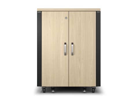 APC NetShelter - Stojak (poziom) - dźwiękoszczelny - AC 230 V - klon - 17U - 19"