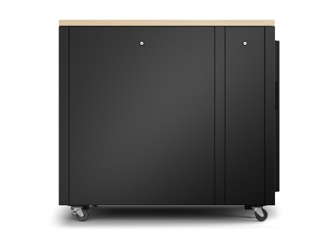 APC NetShelter - Stojak (poziom) - dźwiękoszczelny - AC 230 V - klon - 17U - 19"
