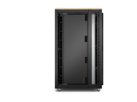 APC NetShelter - Stojak (poziom) - dźwiękoszczelny - AC 230 V - klon - 38U - 19"