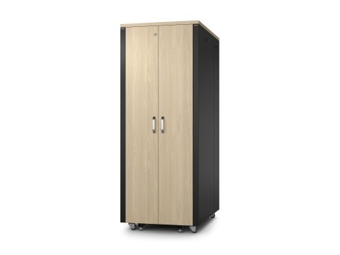 APC NetShelter - Stojak (poziom) - dźwiękoszczelny - AC 230 V - klon - 38U - 19"