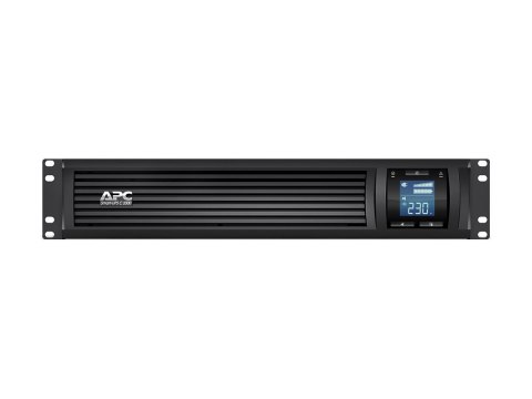 APC Smart-UPS C 2000VA 2U - UPS (montowany w stojaku) - AC 230 V - 1300 wat - 2000 VA - USB - złącza wyjściowe: 6 - 2U - czarny 
