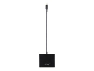 Acer - Zewnętrzny adapter wideo - USB-C - HDMI - czarny - do sprzedaży hurtowej - dla Chromebook 11; 14; 14 for Work; 15; Chrome