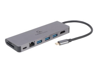 Cablexpert A-CM-COMBO5-05 - Stacja dokująca - USB-C 3.1 - HDMI - 1GbE