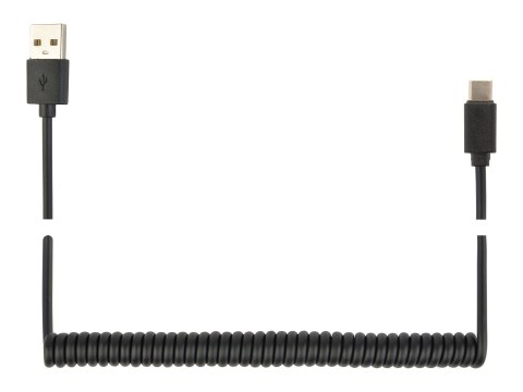Cablexpert - Kabel USB - USB (M) do USB-C (M) - USB 2.0 - 1.8 m - skręcony, odlewany, styki pozłacane - czarny