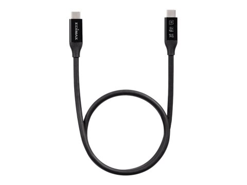 Edimax UC4 Series - Kabel USB - USB-C (M) do USB-C (M) - USB4 / Thunderbolt 3 / DisplayPort - 20 V - 5 A - 50 cm - obsługa 4K, o