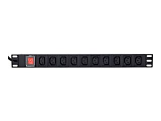 EnerGenie EG-PDU-10C132C19 - Jednostka dystrybucji zasilania (montowany w stojaku) - 16A - AC 250 V - 3500 wat - wejście: IEC 60