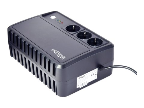 EnerGenie EG-UPS-3SDT1000-01 - UPS - stacjonarny - AC 220 V - 600 wat - 1000 VA - 9 Ah - złącza wyjściowe: 3 - 1.2 m przewód
