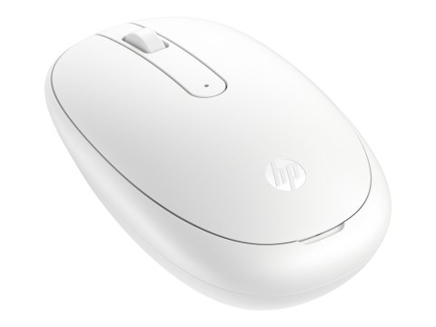 HP 240 - Mysz - prawo i leworęczna - optyczna - 3 przyciski - bezprzewodowa - Bluetooth 5.1 - lunar white