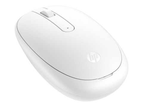 HP 240 - Mysz - prawo i leworęczna - optyczna - 3 przyciski - bezprzewodowa - Bluetooth 5.1 - lunar white