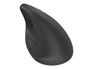 HP 920 - Mysz pionowa - ergonomiczna - 6 przyciski - bezprzewodowa - 2.4 GHz, Bluetooth 5.3 - odbiornik bezprzewodowy USB - czar