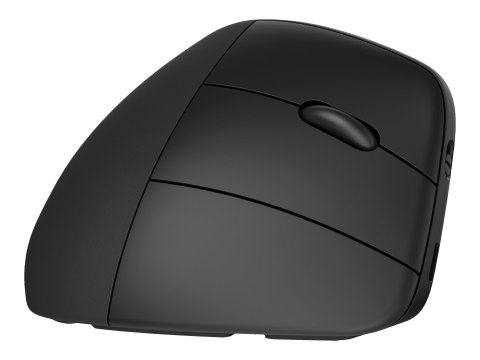 HP 920 - Mysz pionowa - ergonomiczna - 6 przyciski - bezprzewodowa - 2.4 GHz, Bluetooth 5.3 - odbiornik bezprzewodowy USB - czar