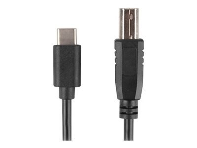 Lanberg - Kabel USB - USB-C (M) do USB Typ B (M) - USB 2.0 - 1.8 m - czarny