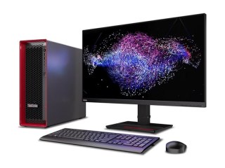Lenovo ThinkStation P5 30GA - Wieża 1 x Xeon W3-2435 / do 4.5 GHz - vPro Enterprise - RAM 32 GB - SSD 1 TB - TCG Opal Encryption