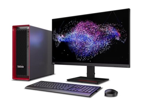Lenovo ThinkStation P5 30GA - Wieża 1 x Xeon W5-2445 / do 4.6 GHz - vPro Enterprise - RAM 32 GB - SSD 512 GB - TCG Opal Encrypti