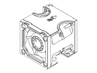 Lenovo ThinkSystem 2U Performance Fan Option Kit - Wentylatory z podwójnymi śmigłami