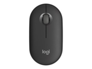 Logitech Pebble Mouse 2 M350s - Mysz - optyczna - 3 przyciski - bezprzewodowa - Bluetooth 5.2 LE - tonalny grafit