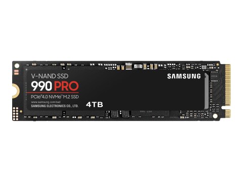 Samsung 990 PRO MZ-V9P4T0BW - SSD - zaszyfrowany - 4 TB - wewnętrzny - M.2 2280 - PCIe 4.0 x4 (NVMe) - 256 bitów AES - TCG Opal 