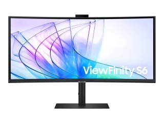 Samsung ViewFinity S6 S34C652VAU - S65VC Series - monitor LED - zaokrąglony - 34" - 3440 x 1440 UWQHD @ 100 Hz - VA - 350 cd/m² 